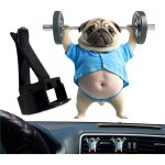 Dsodorisant pour grille d'aration de voiture, parfum dcoratif pour voiture, forme de chien haltrophile, ...