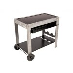 Somagic - desserte en bois spéciale ' plancha ' marron foncé 101. 5x61. 5x80. 5 cm Somagic - desserte en bois spéciale ' plancha ' marron foncé 101. 5x61. 5x80. 5 cm