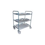 Matisère - desserte pour cantine - 3 plateaux 1000x600 mm - 880008992 / ral7024 Matisère - desserte pour cantine - 3 plateaux 1000x600 mm - 880008992 / ral7024