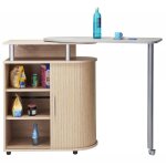 Desserte de cuisine et table pivotante chne