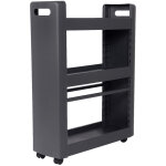 Eda ? desserte de cuisine modulable 3 �tag�res ? dimensions h 79 cm x l 60 cm x p 22 cm ? en polypropyl�ne ...