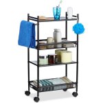 Desserte étroite chariot roulant en métal à 4 niveaux avec roulettes bureau hxlxp: 81 x 26 x 50 cm, noir ... Desserte étroite chariot roulant en métal à 4 niveaux avec roulettes bureau hxlxp: 81 x 26 x 50 cm, noir ...