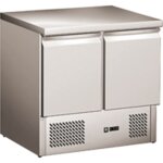Desserte refrigeree inox centrale + 2 / + 8c - s901s / stop