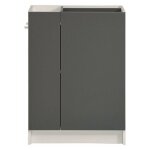 Fp - desserte versus 60x86x32 gris blanc