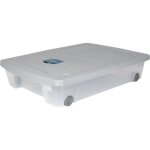 Dessous lit 50l av roul gris