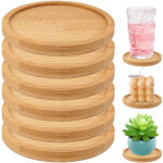 Dessous de verre en bambou transfrontaliers : formes rectangulaires et irr�guli�res, tailles vari�es, ...