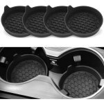 Dessous de verre pour porte - gobelet de voiture, inserts en silicone pour porte - gobelet, porte - gobelets ...