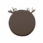 Dessus de chaise bistrot 40 cm alix moka, par soleil d'ocre - marron