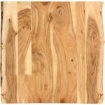Nova ? dessus de table en bois d'acacia massif 60x(50 - 60)x2, 5 cm ? �paisseur 25 mm ? surface polie ...