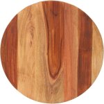 Plateau de table, de bureau, table � manger bois solide rond 15 - 16 mm 50 cm vidaxl
