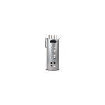 Serviteur de cheminée design moderne 4 accessoires argent Serviteur de cheminée design moderne 4 accessoires argent