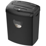 Destructeur de documents pour bureau � domicile, coupe crois�e 10 feuilles, haute s�curit� p - 4, bac ...