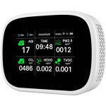 D�tecteur de qualit� de l'air tuya wifi 10 en 1, portable et domestique : mesure de l'iqa (pm2. 5, pm1. ...
