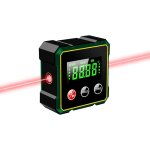 D�tecteur d'angle num�rique ? rapporteur d'angle num�rique magn�tique puissant laser 4 c�t�s, jauge biseaut�e, ...