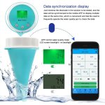 Dtecteur de qualit l'eau 6 en 1 smart online bluetooth water chlorine meter ph powered tool pour swimming ...