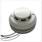 D�tecteur de fum�e en r�seau filaire avec d�tecteur de fum�e, son et lumi�re, sir�ne de d�tecteur de ...