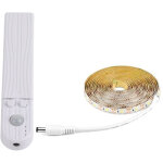 D�tecteur de mouvement sans fil 1m 2m 3m - ruban led � piles pour �clairage nocturne sous lit, placard, ...