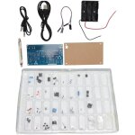 D�tecteur de rayonnement nucl�aire bricolage, kit de compteur geiger � poign�e portable pi�ces non assembl�es ...