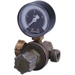 D�tendeur r�glable propane gurtner entr�e �crou bouteille sortie m20x150 avec manom�tre