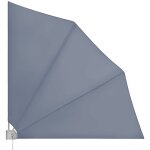 Deuba - 2x paravent de balcon rabattable avec fixation murale 140x140cm brise - vue extrieur terrasse ...