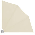 Deuba - 2x paravent de balcon rabattable avec fixation murale 140x140cm brise - vue extrieur terrasse ...