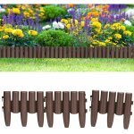 Bordure de jardin en plastique dlimitation pelouse parterre alles palissade de jardin 8x palissades ...