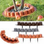 Bordure de jardin en plastique dlimitation pelouse parterre alles palissade de jardin couleur au choix ...