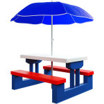 Salon de jardin pour enfants ensemble de jardin table bancs avec parasol jeux enfants intérieur extérieur ... Salon de jardin pour enfants ensemble de jardin table bancs avec parasol jeux enfants intérieur extérieur ...