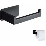 Devidoir papier toilette acier inoxydable derouleur papier toilette mural original sans percage noir ...