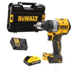 Dcd800h1t - qw perceuse visseuse 18v xr 90 nm + 1 x 5, 0ah batteries powerstack + chargeur + coffret ...