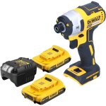 Dewalt - dcf 887 d2 cl  choc sans fil 18 v 205 nm 1 / 4'' brushless + 2x batterie 2, 0 ah + chargeur ...