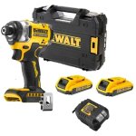 Dewalt dcf860d2t - qw visseuse � chocs xr 282nm 18v 2 x 2. 0ah batteries + chargeur en coffret tstak