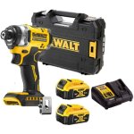 Dewalt dcf860p2t - qw visseuse � chocs xr 282nm 18v 2 x 5. 0ah batteries + chargeur en coffret tstak
