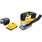 Dewalt - dcs 334 d1 scie sauteuse sans fil 18 v brushless + 1x batterie 2, 0 ah + chargeur