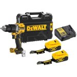 Dewalt outillage - perceuse  percussion aku 18v, 2x batterie 5, 0 ah lanyard ready, chargeur dcd805p2lrt ...