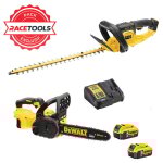 Dewalt - pack 2 outils dckrt01ga tronçonneuse + taille - haie 18v + 2 batteries + chargeur Dewalt - pack 2 outils dckrt01ga tronçonneuse + taille - haie 18v + 2 batteries + chargeur