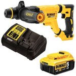 Dewalt - perforateur - burineur sds - plus xr 3 joules - �28 mm avec une batterie 18v 5ah - chargeur ...