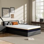Dewinner matelas � m�moire de forme 80 x 190 cm, haut 17cm, �ponge en fibre de charbon de bambou, 7 zones ...