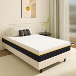 Dewinner matelas � m�moire de forme 80 x 190 cm, haut 17cm, �ponge en fibre de charbon de bambou, 7 zones ...