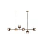 Dexter - lustre moderne 6 lumières au dessus de la table, 120 cm Dexter - lustre moderne 6 lumières au dessus de la table, 120 cm