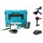 Makita dga 504 y1j 18 v meuleuse sans fil � 125 mm avec bo�tier makpac + 1x batterie bl 1815 n 1, 5 ah ...