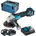 Dga517rfj meuleuse d'angle sans fil ø 125 mm 18 v / 2x 3, 0 batterie + chargeur dans makpac - makita Dga517rfj meuleuse d'angle sans fil ø 125 mm 18 v / 2x 3, 0 batterie + chargeur dans makpac - makita