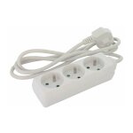 Bloc multiprise - standard dhome 3 x 2p + t - 16 a - cble 3g1 mm - l. 1, 5 m
