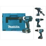 Perceuse � percussion 18v lxt (1x1, 5 ah) en makpac - makita dhp458y1j
