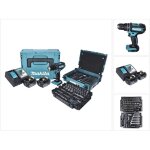 Dhp 482 jx13 perceuse - visseuse � percussion sans fil 18 v 62 nm + 2x batterie 3, 0 ah + chargeur + ...