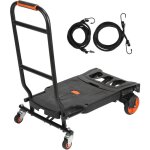 Diable, chariot à plate - forme multifonctionnel pliable avec 2 sangles pour l'envoi de bagages pour ... Diable, chariot à plate - forme multifonctionnel pliable avec 2 sangles pour l'envoi de bagages pour ...