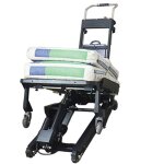 Diable électrique escalier pliable - grand plateau - charge 200kg - ct200 / cs Diable électrique escalier pliable - grand plateau - charge 200kg - ct200 / cs