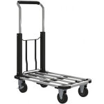 Diable pliable, capacit� de charge 150 kg, plateau extensible, poign�e r�glable en hauteur, pour cartons, ...