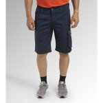 Utility bermuda poly short de travail - s - bleu - diadora