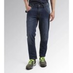 Diadora - pantalon de travail utility jean d�lav� bleu s